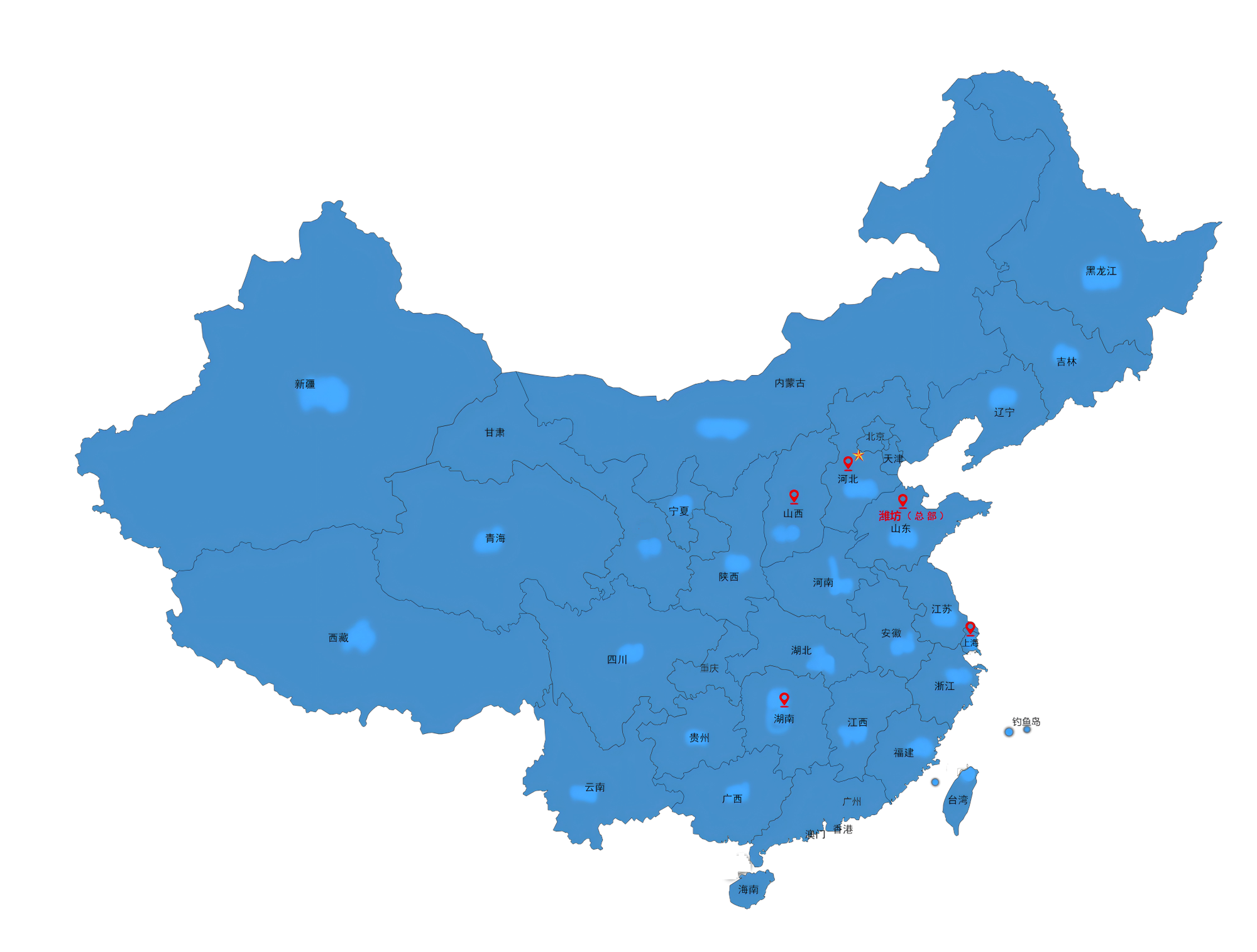 匯聯(lián)機(jī)構(gòu)分布地圖